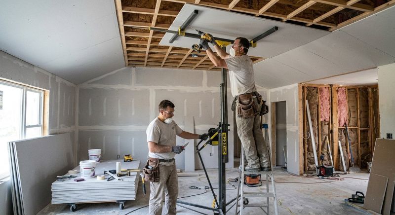 Ceiling Drywall Replacement in Kansas City, MO