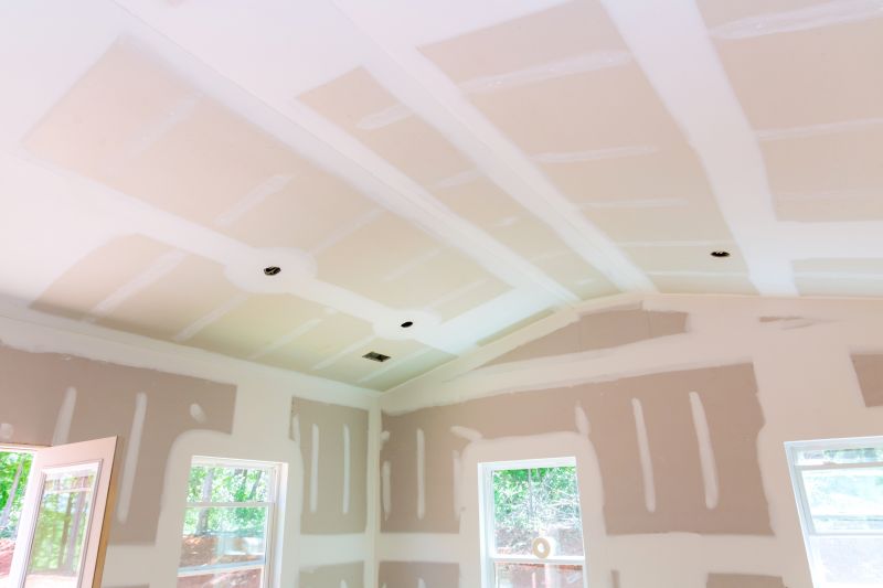 Drywall Installation in a Living Room