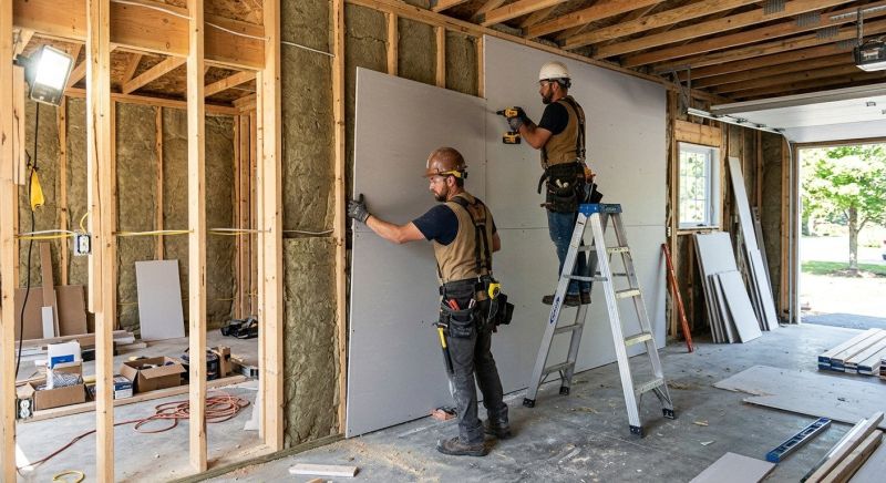 Garage Drywall Replacement in Denver, CO