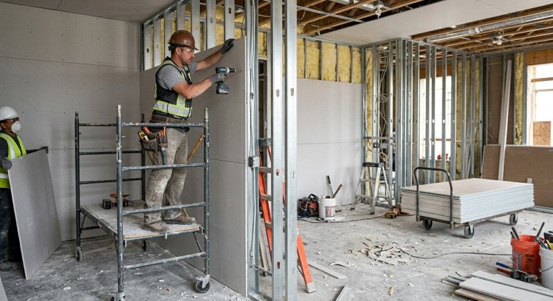 Gypsum Board Installation in Conroe, TX